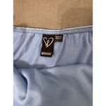 Windsor  Light Blue Satin Ruched Cowl Neck Mini Dress S Photo 3