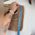 TMRW STUDIO Blush Milo Fold Over Suede Bag Crossbody Top Handle Anthropologie Pink Photo 14