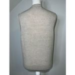 Geoffrey Beene Vintage Ivory Dark Academic Sweater Vest SMALL Photo 2