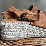 Vince NEW made in Spain rust orange suede espadrille wedges Photo 4