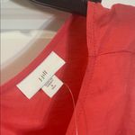 J Jill Linen Midi strawberry Sleeveless Dress small tall NWT Orange Size undefined Photo 4