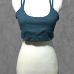 JoyLab | Strappy Twist Back Teal Padded Sports Bra Size L Photo 1