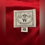 Wathne Vintage Nautical Sailing Menswear Fitted Vest Red Size XS Photo 1