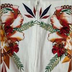 NWT Monroe And Main Women's Floral Skirt Straight Midi Skirt Size 6 White Photo 6