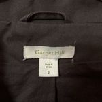 Garnet Hill  Coat Women’s 2 Dark Grey Everyday Trench Rain Jacket Long Minimalist Photo 5