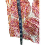 Calypso St Barth Target Women's 100% Silk Pink Red Floral Tunic Blouse XS 1135 Photo 1