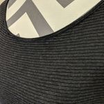 Ella Moss  Black Striped Cap‎ Sleeve Tee Photo 3