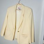 Vintage Block Island Petites Wool Shoulder Pad Single Button Blazer Jacket size8 Size 8 Photo 4