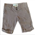 Abercrombie & Fitch  Houndstooth Bermuda Shorts Cotton Walking Womens 00 Photo 7