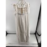 Haute Hippie  Long Dress Women’s White Boho Ruffle Smocked Preppy Size XL Photo 9