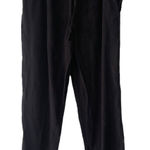 J. Jill Women's Size Small P Black Flowy Pull‎ On Wide Leg Tie Pants Photo 0