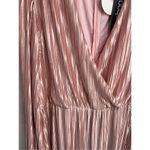 Boohoo NWTs  Occasion Pleated Light Pink Dress Photo 1