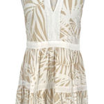 Gibsonlook Leaf Print Sleeveless A Photo 0