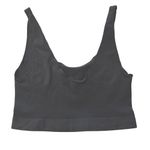SKIMS Women’s S/M Seamless Compressive Bralette Charcoal Gray Basic Essential Photo 0