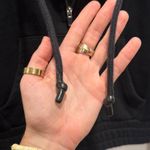 Alphalete  Black Half Zip Cropped Athletic Hoodie Sweatshirt Pullover Womens M Photo 6