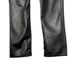 Gap Black Super Soft Faux Leather Vintage Slim High Rise Pants Photo 3