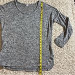 Garage Grey Knit Textured Lightweight Sweater Drop Shoulder M Medium Photo 6