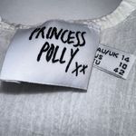 Princess Polly  White Wrap Dress Ruffle Hem Short Sleeve‎ Casual Size US 10 Photo 10
