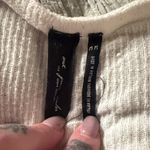 Urban Outfitters White Ribbed Long Sleeve Top Photo 2