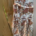 Lucky Brand Maxi Dress Sleeveless/Tank Ivory Floral Bohemian Flowy Size Small Photo 6