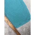 Eileen Fisher Organic Cotton Gauze Crop Wide Leg Pants Turquoise Sz xXS Photo 8