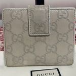 Gucci  Embossed  Leather Compact Wallet Photo 2
