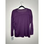 Forgotten Grace NEW  Sweater Womens Small Purple Long Sleeve Pullover Lightweight Photo 6