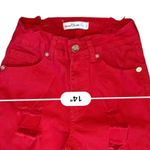 Vince Juniors Blue Jeans Skinny Legs Jeggings Red Distressed sz 3 Photo 3