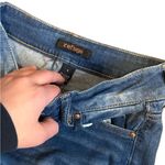Refuge Blue Straight Leg Distressed Jeans Photo 3