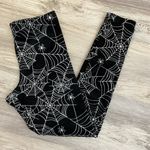 No Boundaries Black with White Spider & Web Print Soft Fleece Jr Size L (11-13) Photo 3