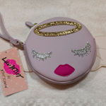 Betsey Johnson Lavender Angel Wristlet NEW Whimsy Pastel Colorful Travel Cosplay Photo 0