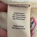 Love Shack Fancy  Pawley Skirt Size XS Ivory Pink Knit Mini Strawberry Cherry Print Photo 9