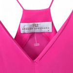 Amanda Uprichard  Silk Dress Mini V-Neck Photo 1