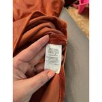 Madewell  Style # K4376 Burnt Orange Velvet Butterfly Top Shirt Shortsleeve Small Photo 6