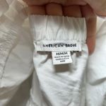 American Eagle White Tank Women's Medium Western Boho Summer Minimal Country Photo 4