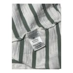 Striped Green and White Women's Tank Top Size M Photo 3