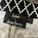 Dennis Basso New Dennis by Black and White Geometric Business Pattern Pants 12 Photo 2