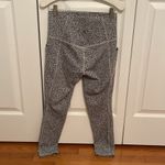 Athleta Salutation Stash II Textured Tight in Black and White Leopard Print Photo 2