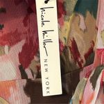 Nicole Miller Women's One Shoulder Floral Midi Dress Size 8 Multicolor Photo 8