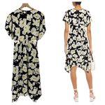 Ba&sh  Fairy Floral Midi Dress - Black - 0 (US 4) Photo 1
