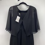 ASOS  DESIGN woven mix cape back pencil dress Christmas New Year Holiday Photo 4