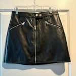 Wild Fable Black Leather Mini Skirt Photo 0