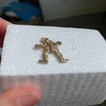 Vintage Gold Tone Whimsical Clown Pin Brooch Fun Festive Accessory Retro 90s Photo 7