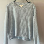 Forever 21 Light blue super cute stylish sweater medium Photo 0