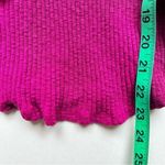 Anthropologie  T.la Cinched V-Neck Ribbed Top Pink Rose Size Medium NWT Photo 5