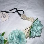 G by Gennaro Flower and Lace Boho Hair Band Blue Photo 3