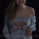 Free People light blue floral long sleeve dress XS. Photo 1