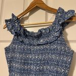 Gal Meets Glam  Tessa Blue Floral Dress size 4 / small Photo 2