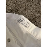 Gap Women's  White Denim Maxi Skirt with Front Slit Size 00 Photo 4