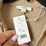 Vince  Long‎ Sleeve Polo Midi Dress Fauna Beige L Photo 3